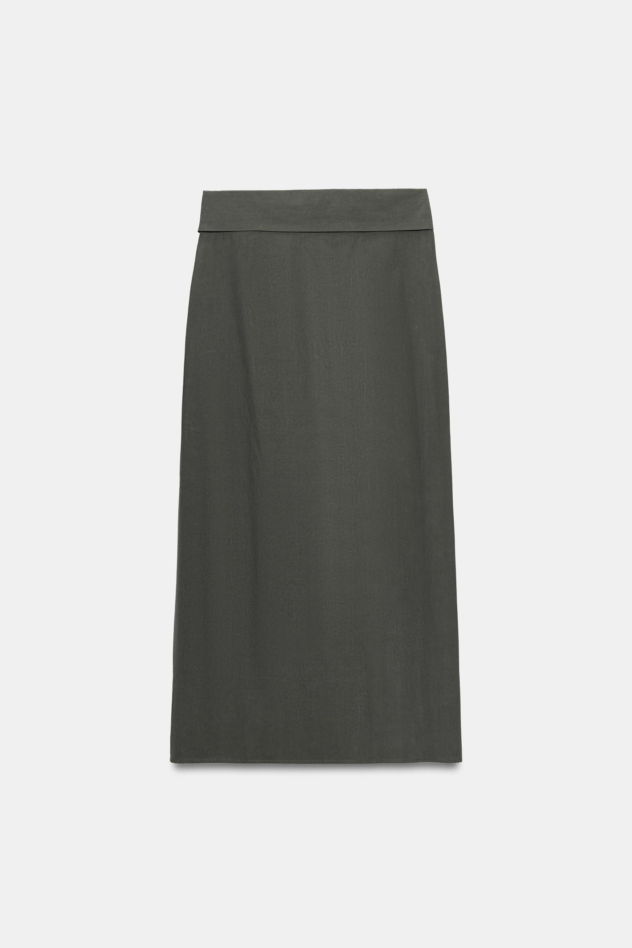 WRAP MIDI SKIRT